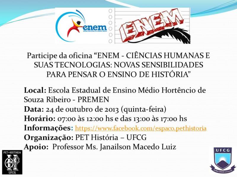CARTAZ ENEM 2013